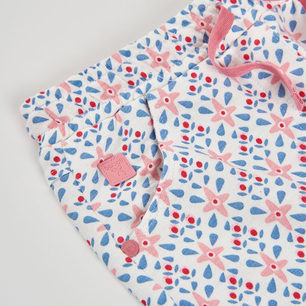 Short garçon molleton imprimé multicolore, BOBOLI