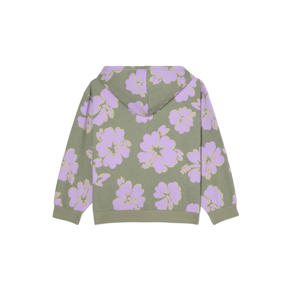 Sweat capuche zippé TWENTY FIVE MILES. vert oil green hippy shake, ROXY