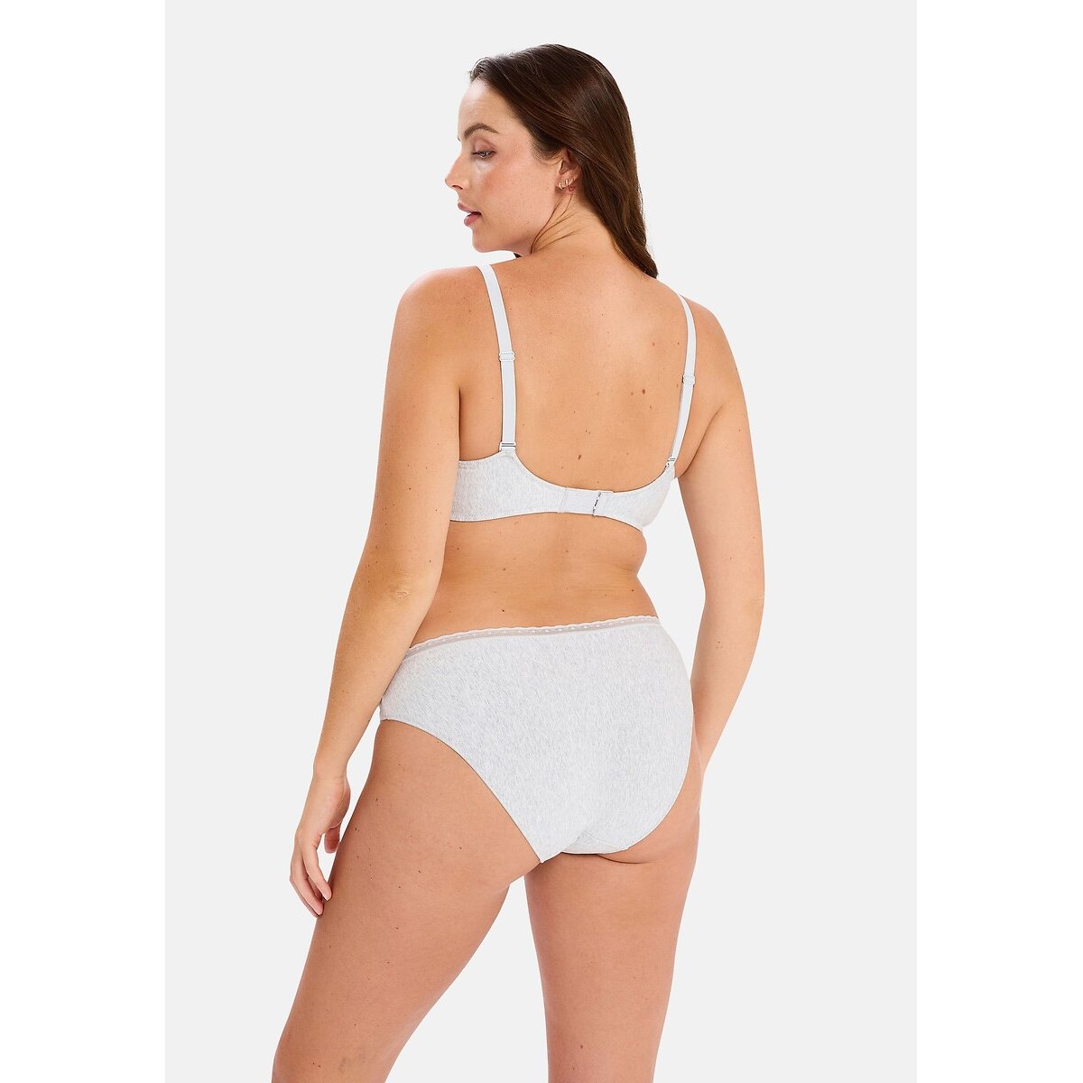 Reggiseno sagomato con ferretto ROMIE grigio chiné , SANS COMPLEXE