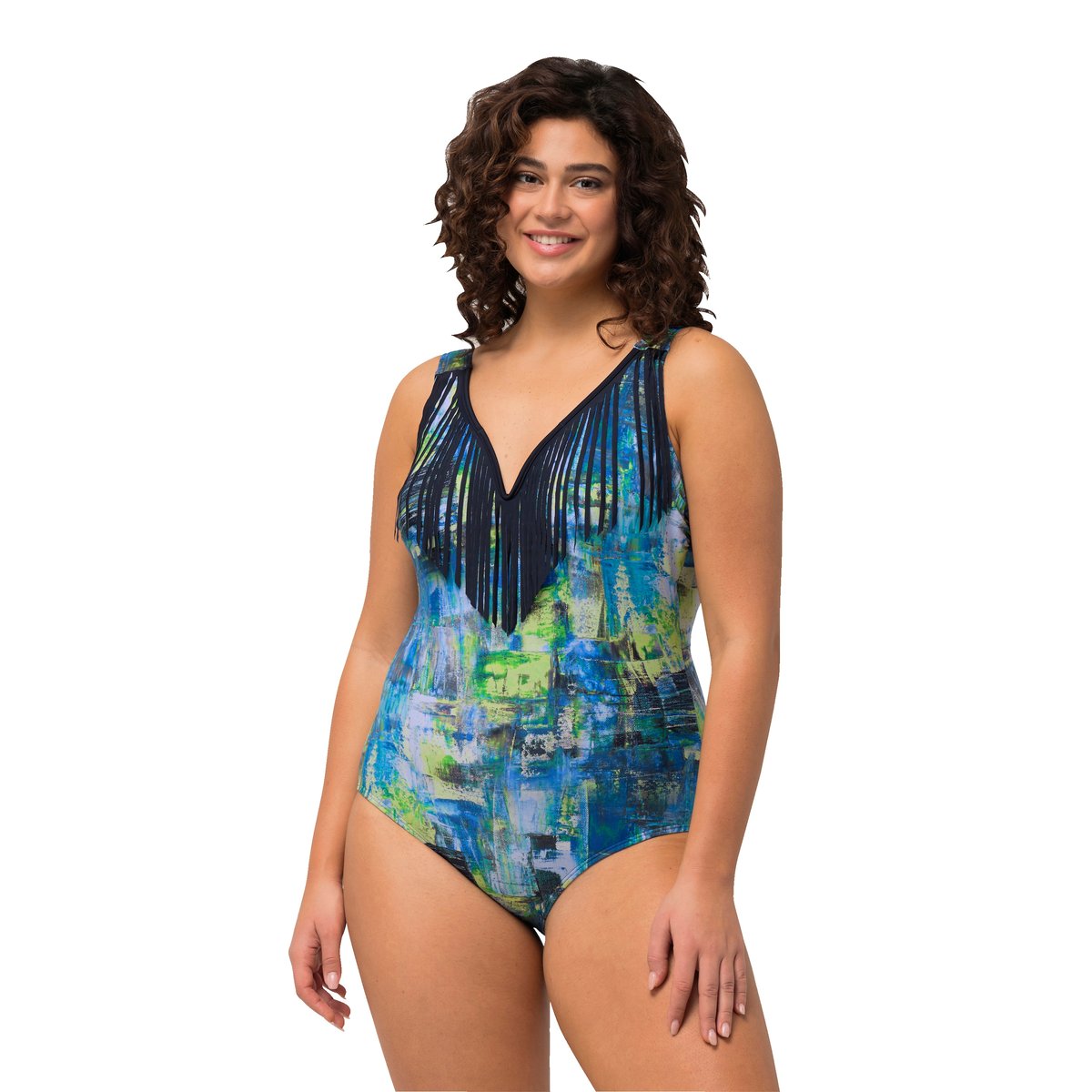 Maillot de bain à bonnets souples. Matière marine, ULLA POPKEN