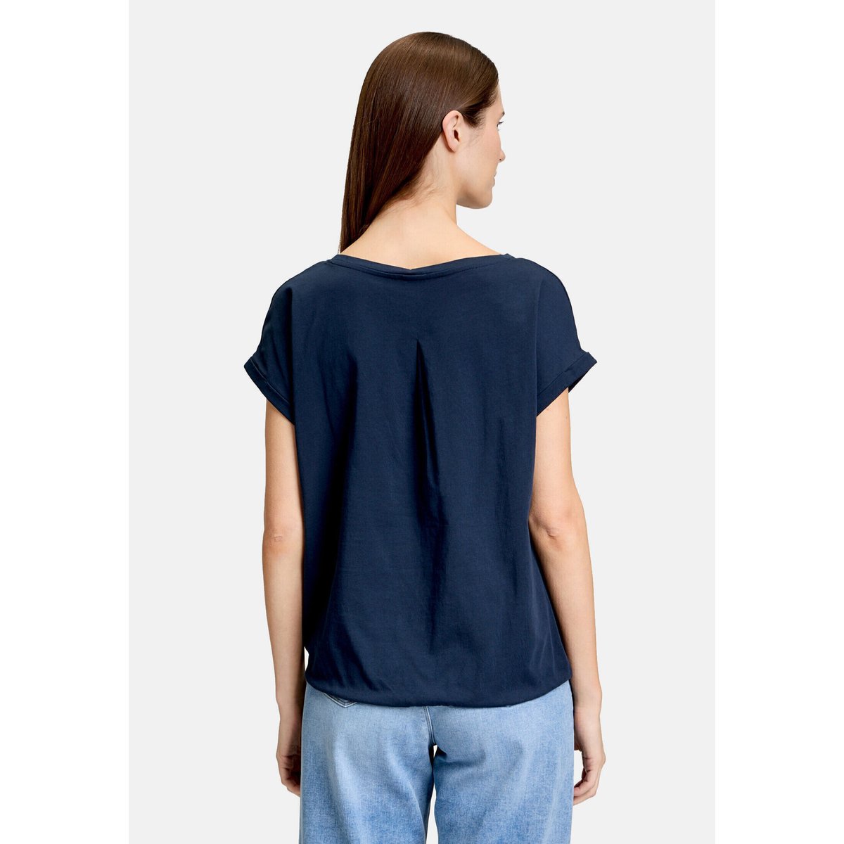 Haut casual à imprimé bleu foncé/bleu, BETTY & CO