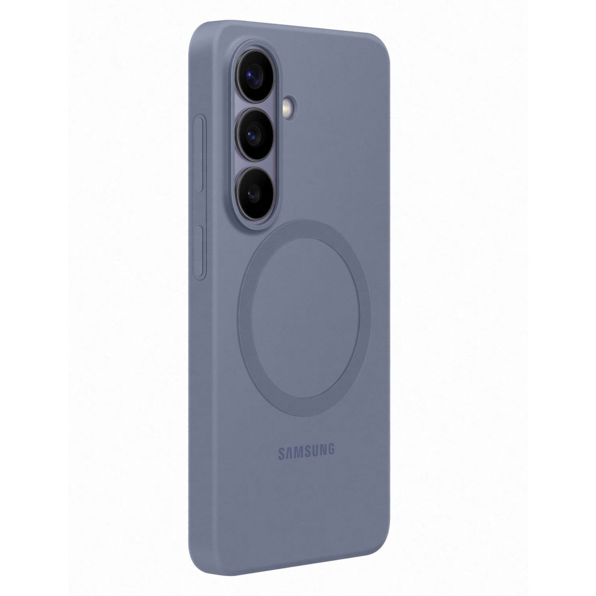 Coque silicone Magnet S26 bleu-violet couleur unique, SAMSUNG