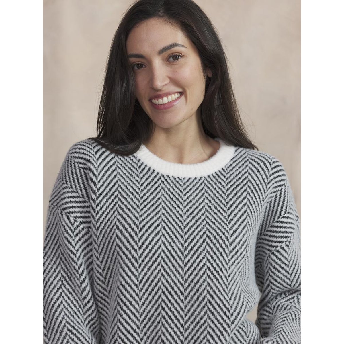 Pull encolure ronde DONIAPUL noir, TBS