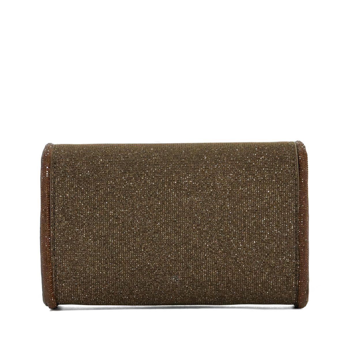 Pochette rigide à bordure en strass - BELLINI bronze-metallic fabric, DUNE LONDON
