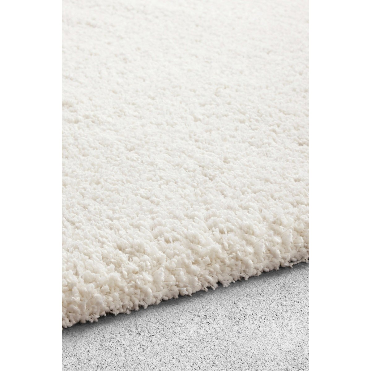 Tapis doux et épais PLUSH blanc pur, AFK LIVING