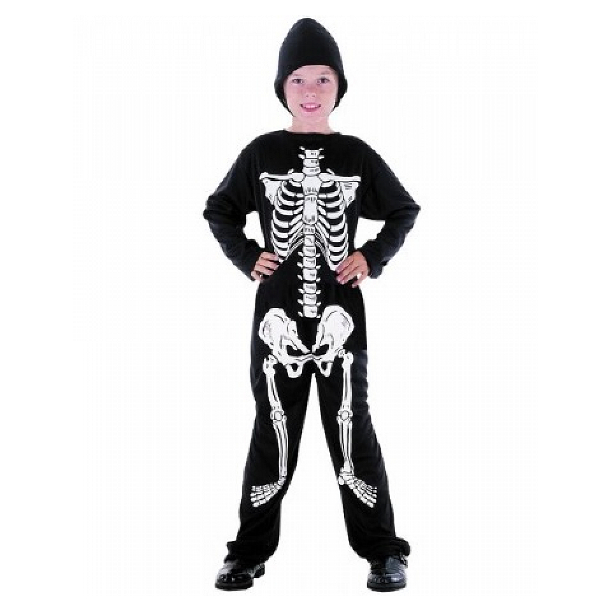 costume pour enfant squelette 4/6 ans couleur unique, PARTY PRO