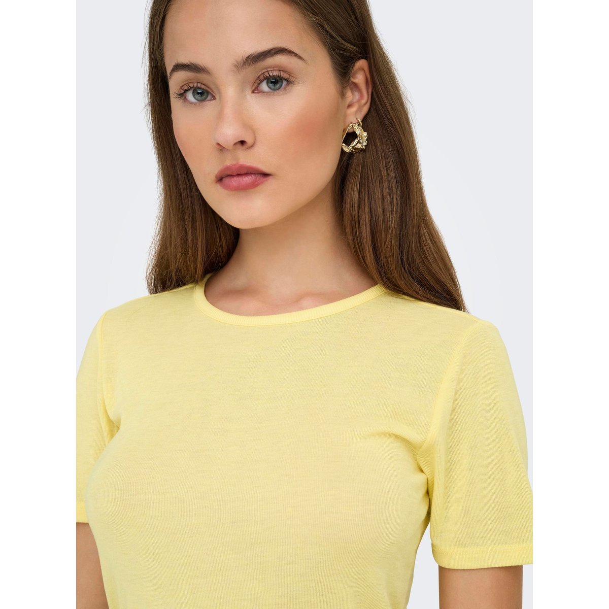 T-Shirt jaune - lemon meringue 1, ONLY
