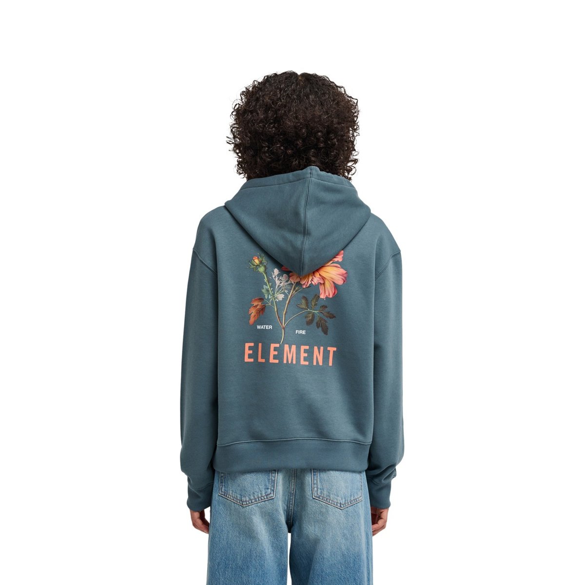 Sweat capuche PEACE OF MIND gris dark slate, ELEMENT