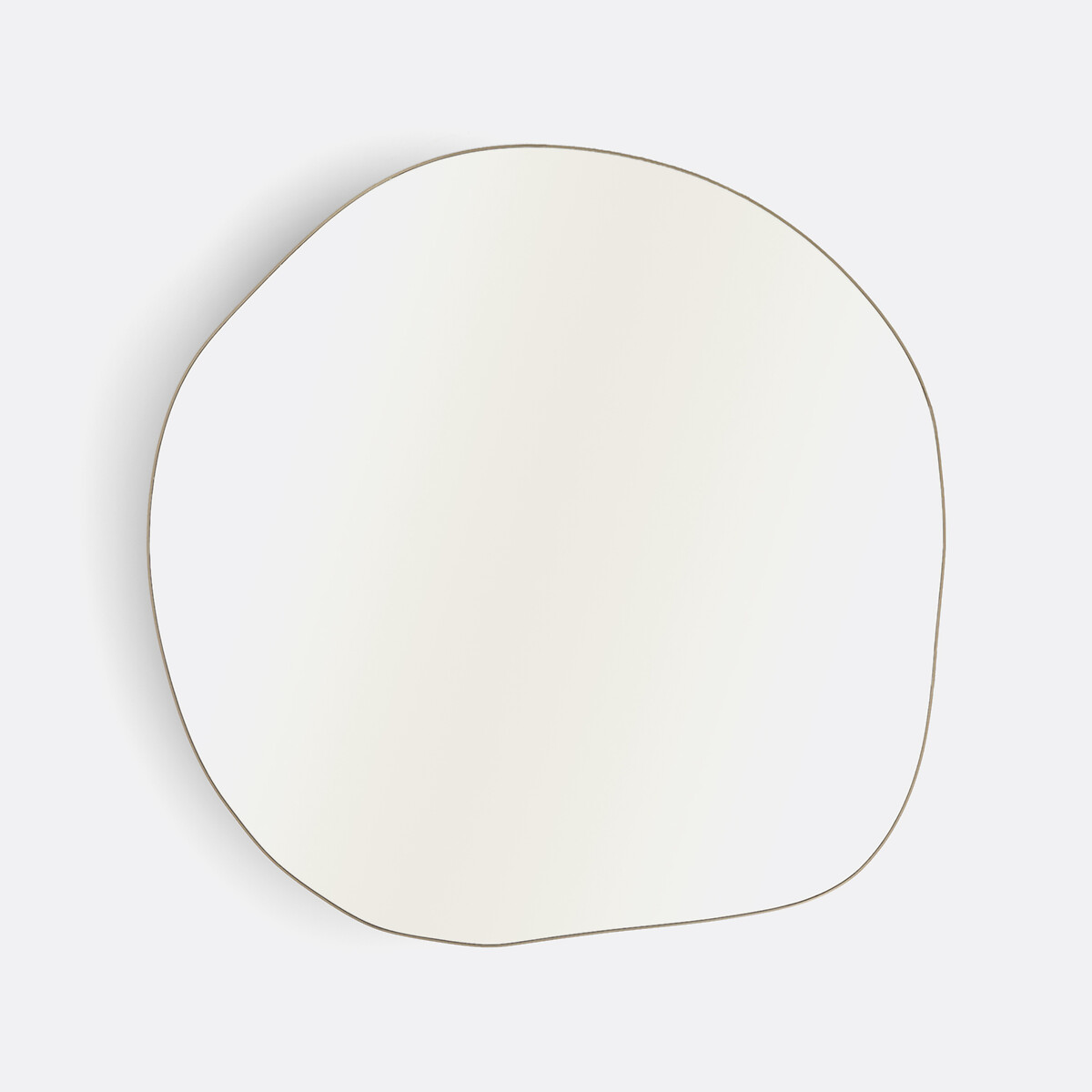 Specchio forma organica 100x100 cm, Ornica ottone, LA REDOUTE INTERIEURS