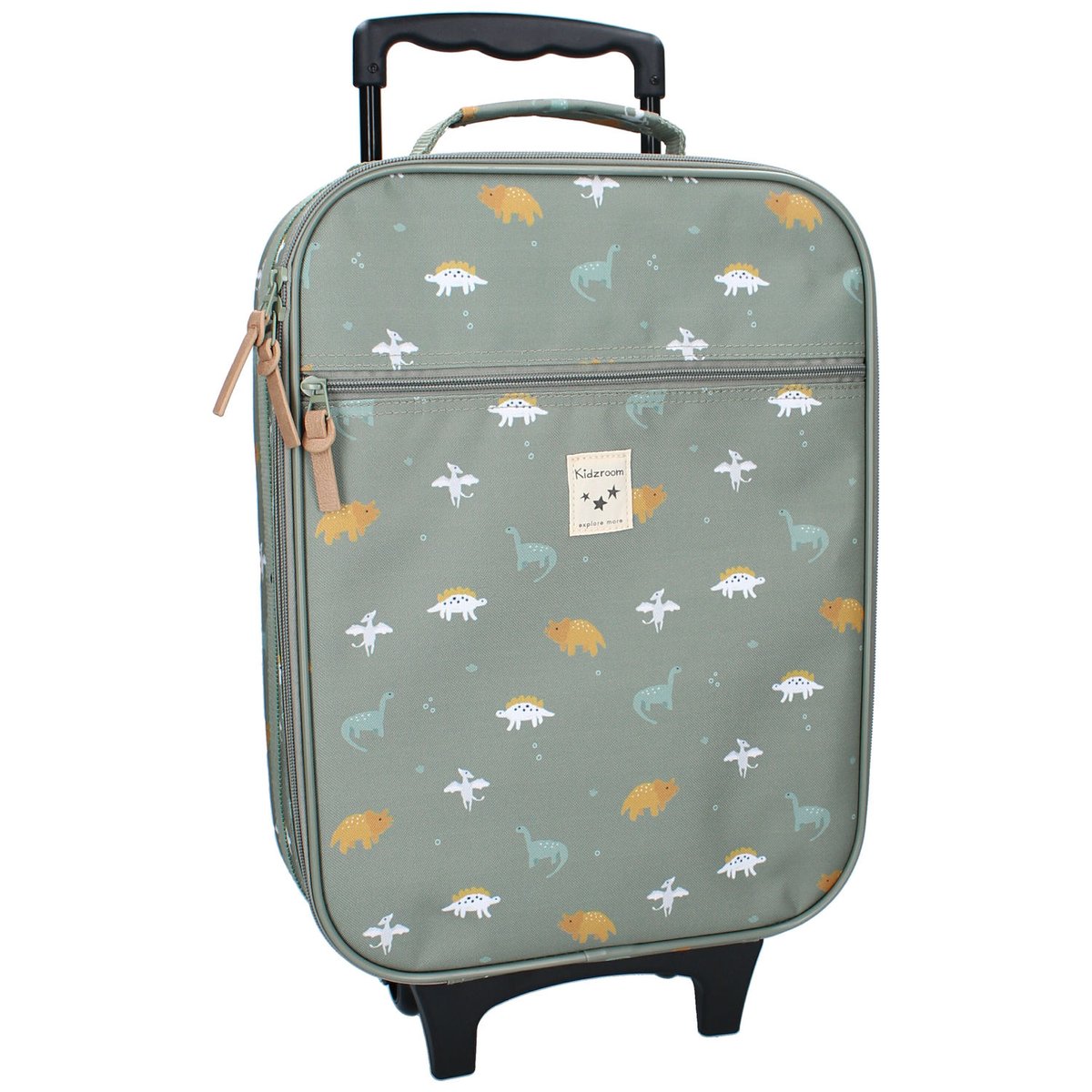 Valise à roulettes vert, KIDZROOM