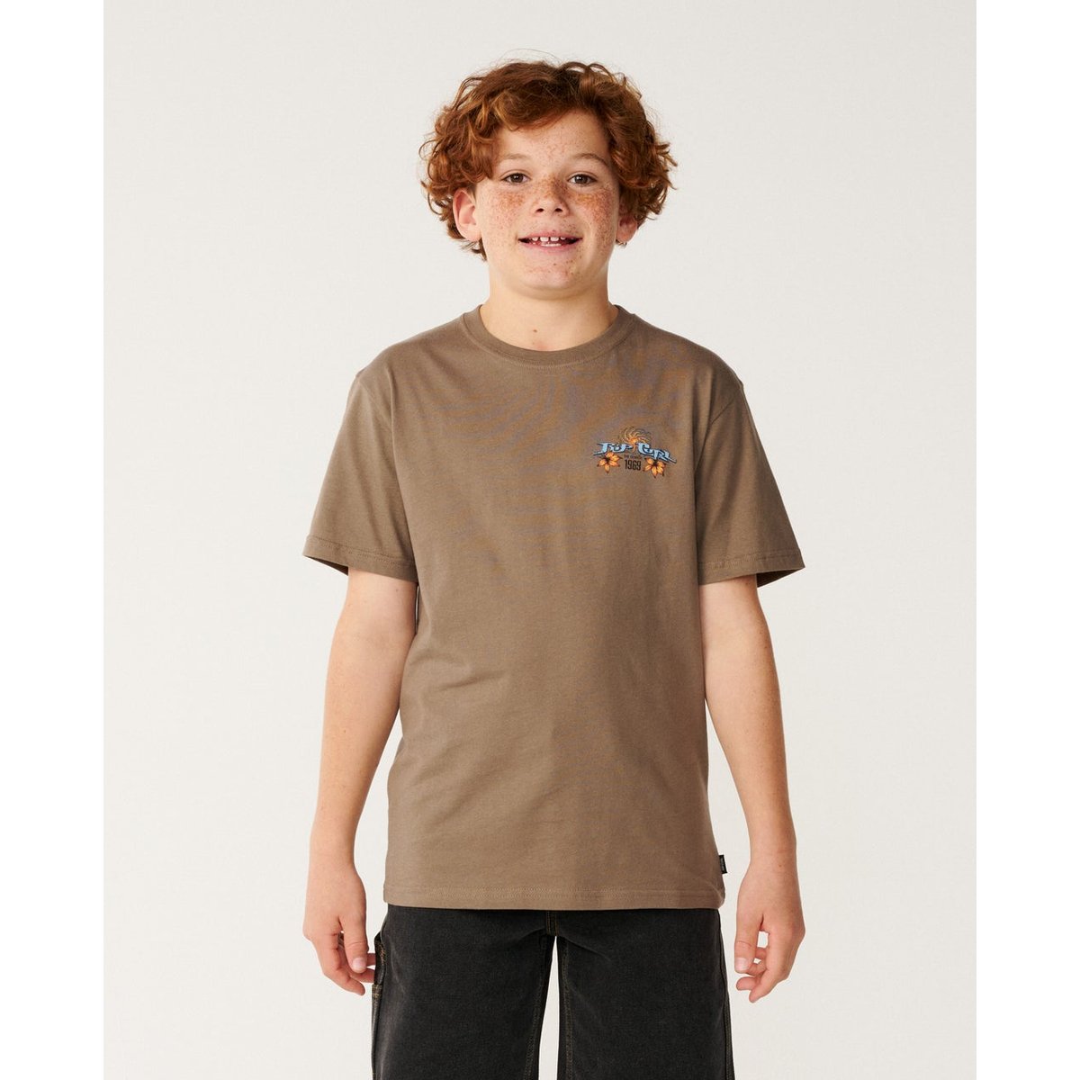 T-shirt enfant HAZED & TUBED walnut, RIP CURL