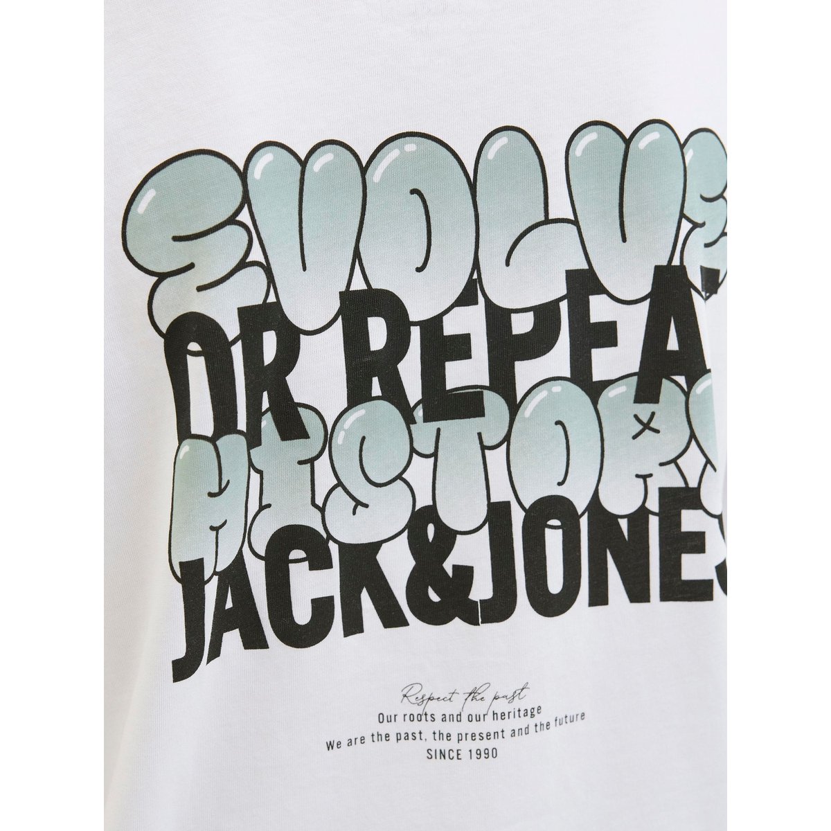 T-Shirt white, JACK & JONES JUNIOR