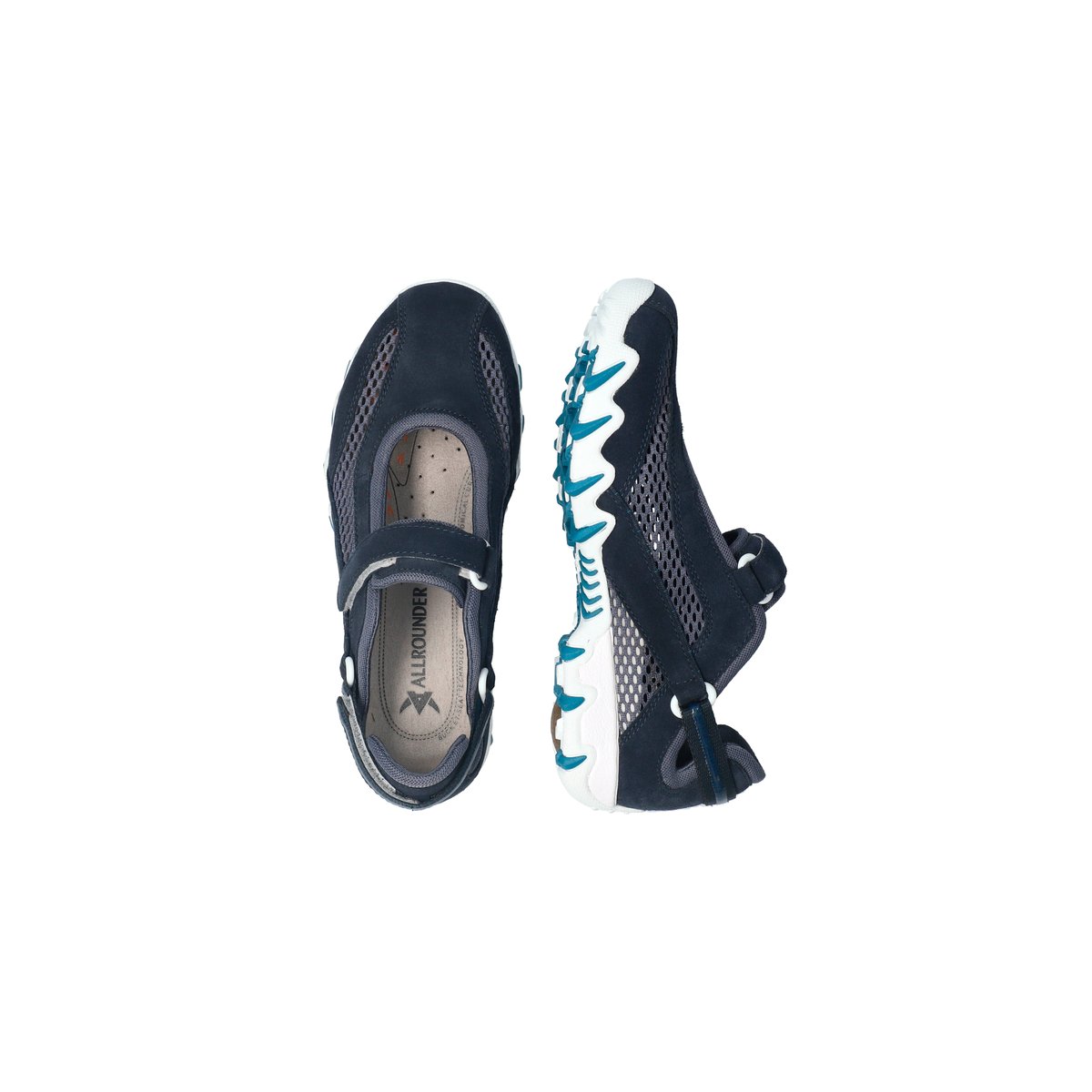 Baskets en textile NIRO bleu marine 2006, MEPHISTO