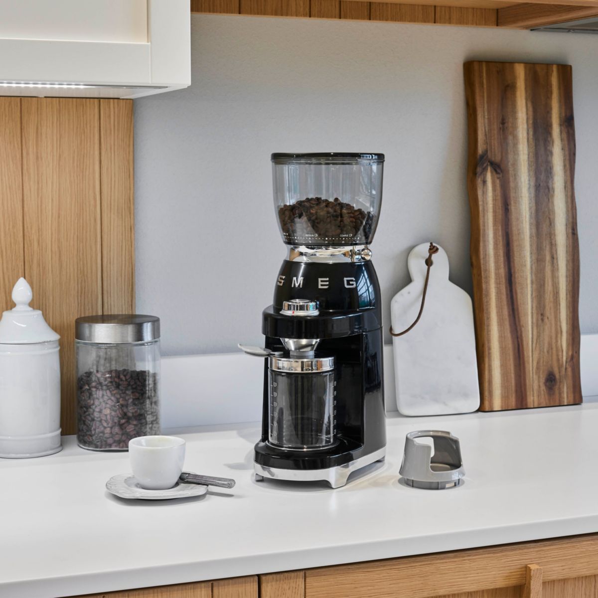 Moulin à café noir Années 50 CGF11BLEU noir, SMEG