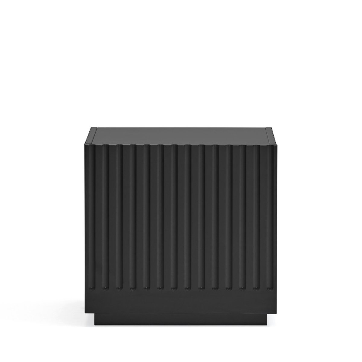Table de chevet 1 tiroir en bois- DORIC noir, TEULAT
