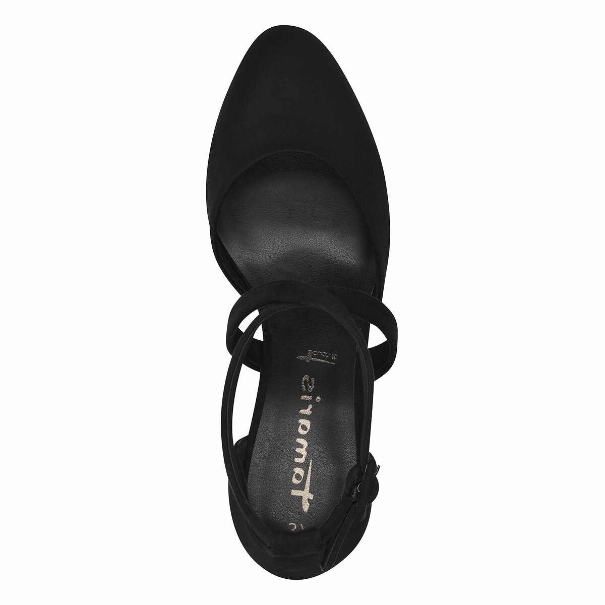 Strappy Court Shoes black, TAMARIS