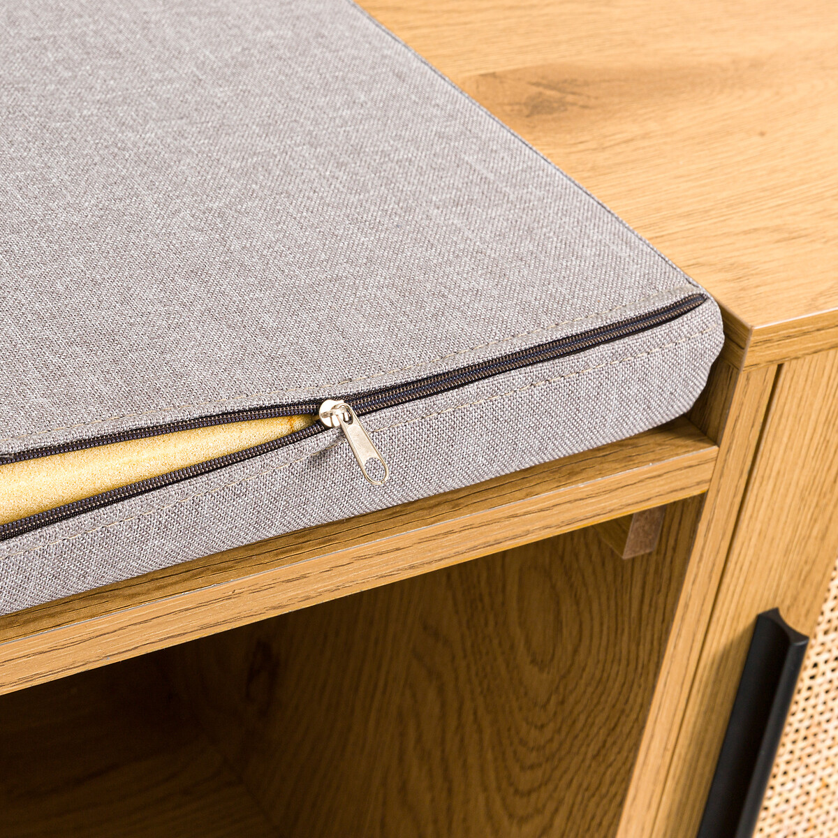 Banc de rangement Noska naturel, SO'HOME