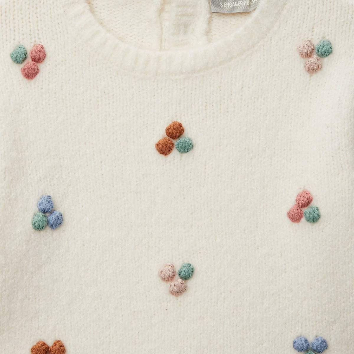 Pull brodé naturel, BOUT'CHOU