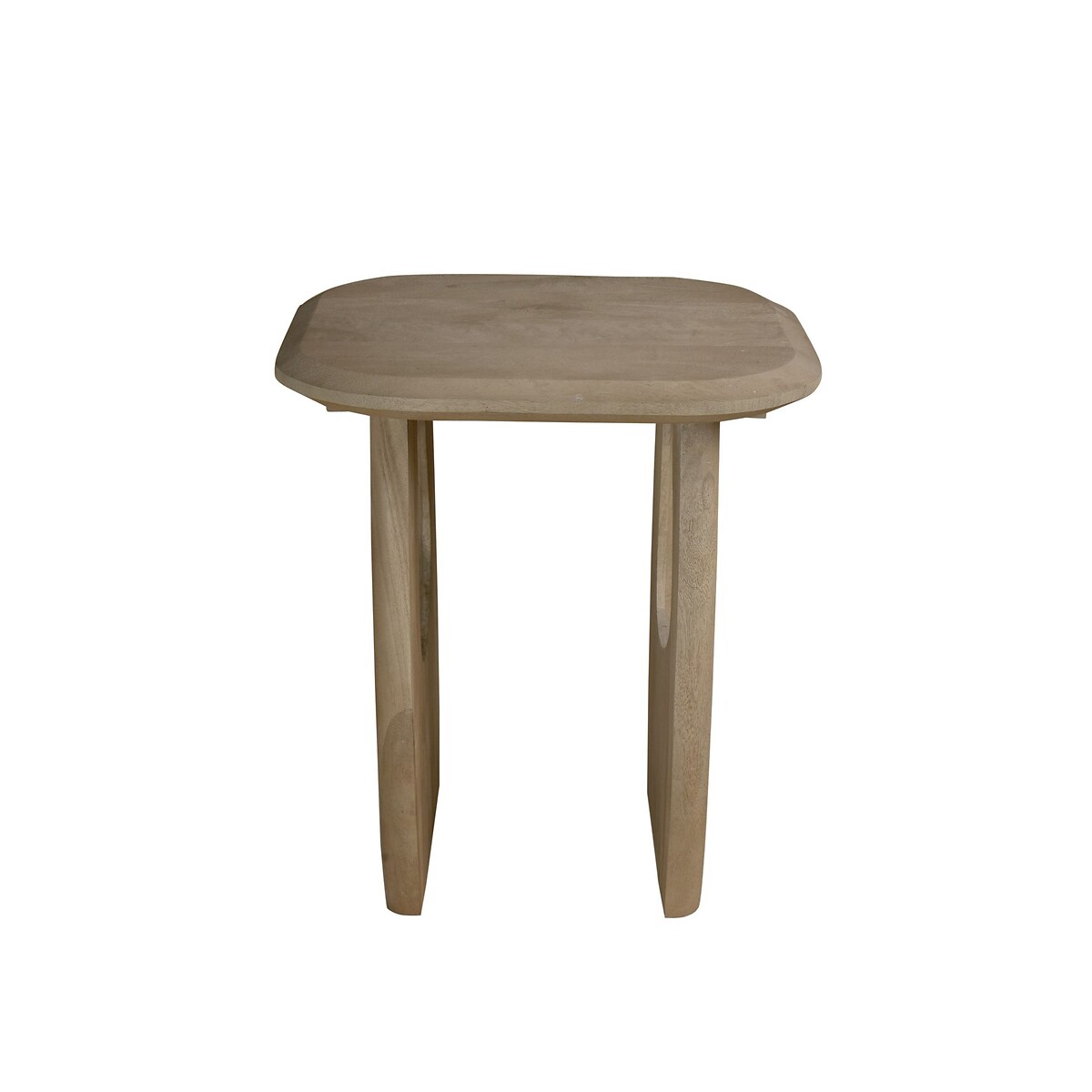 Shou Oval Mango Wood Side Table light wood, ÉDITÉ