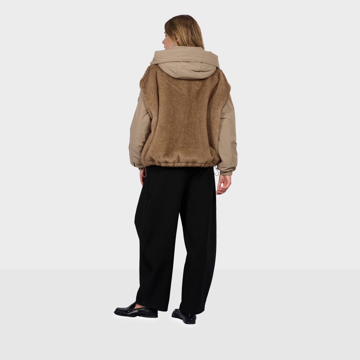 Blouson bomber à capuche ETNA carreaux, OAKWOOD