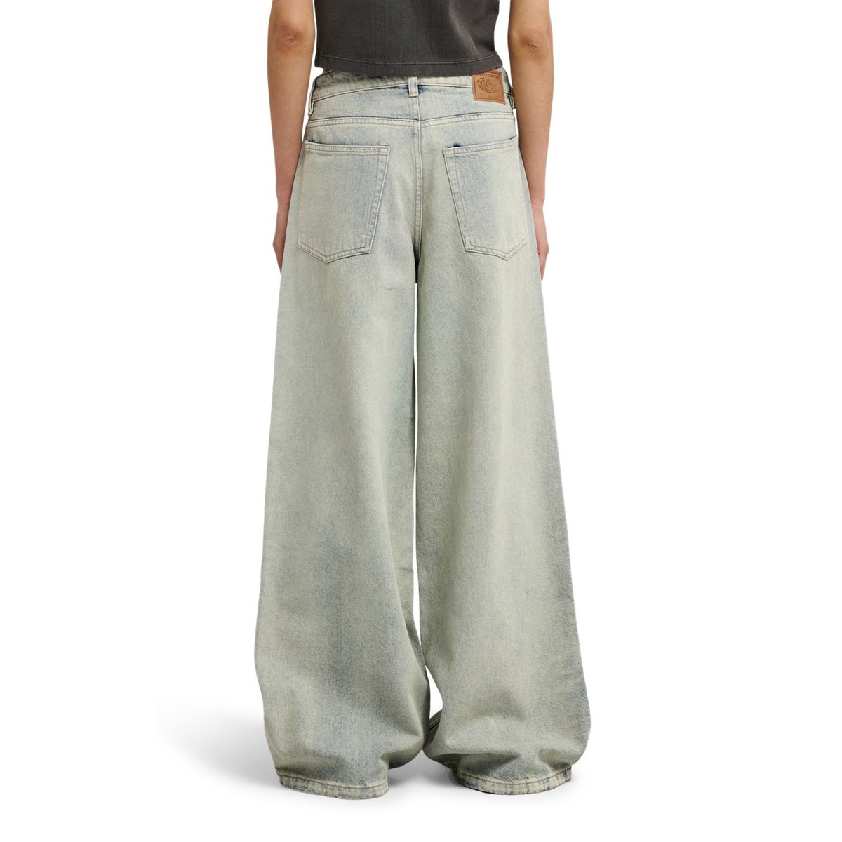 Jean en denim 365 WIDE gris ash bleach wash, ELEMENT