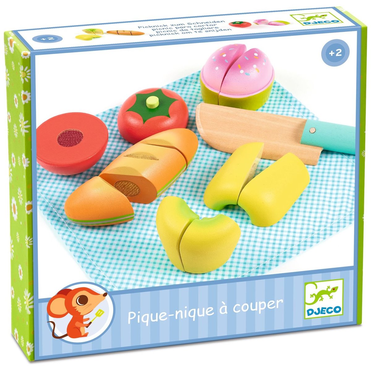 Pique-nique à couper multicolore, DJECO
