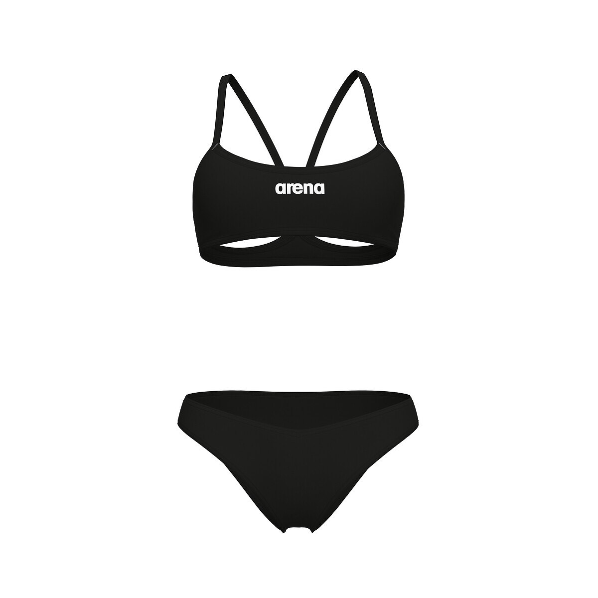 Costume da nuoto 2 pezzi MAXLIFE nero/bianco, ARENA