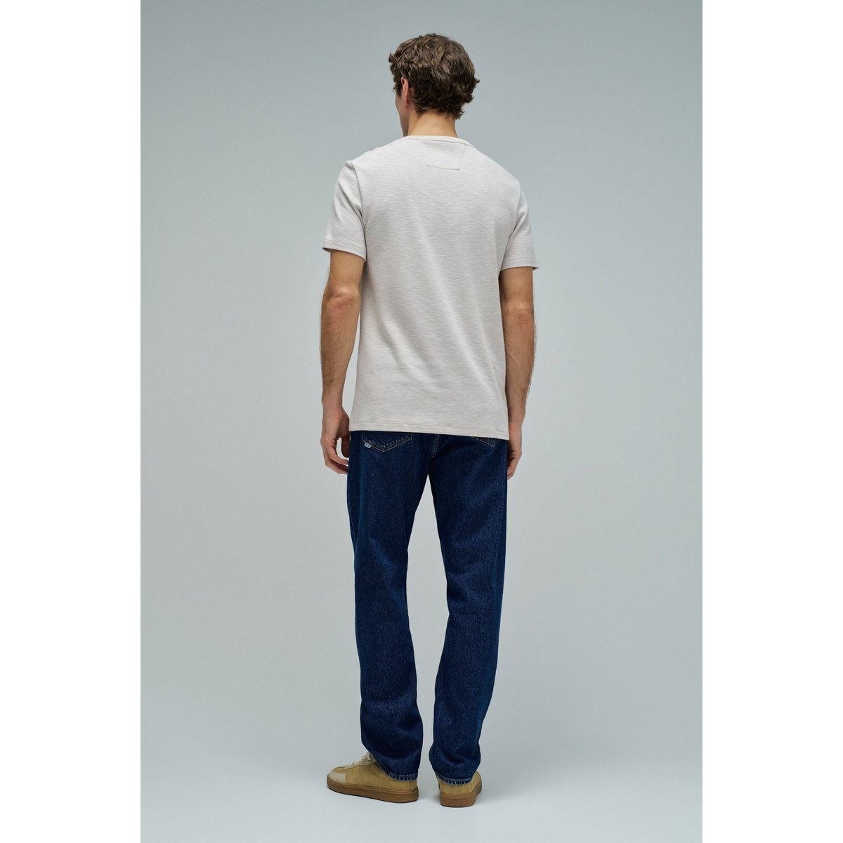 T-SHIRT AVEC BRANDING beige, SALSA JEANS