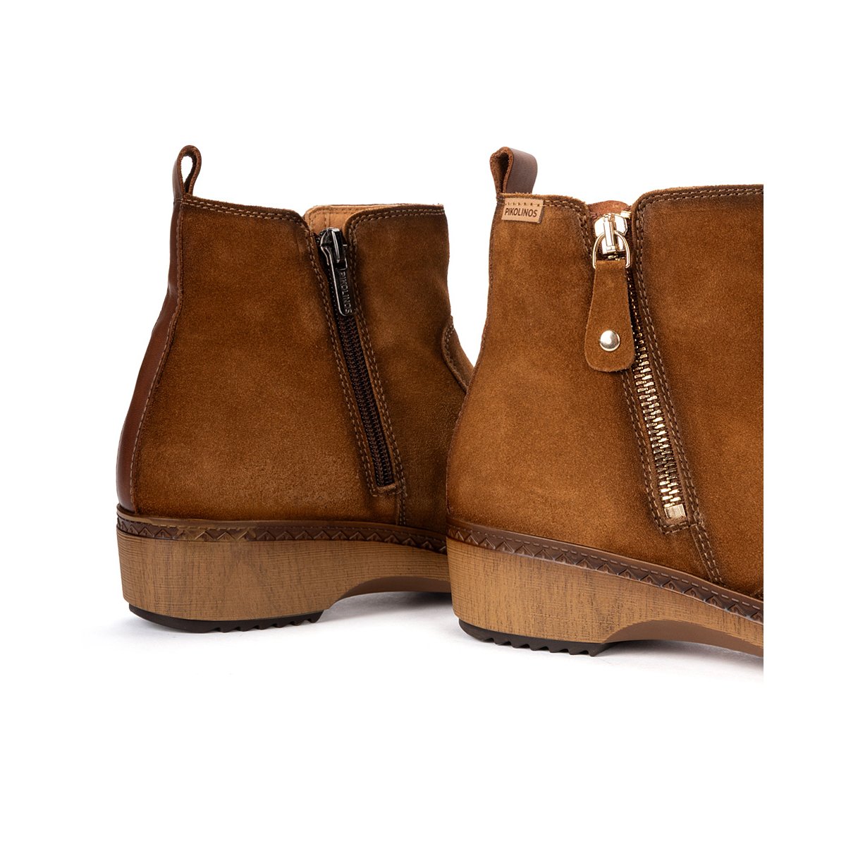 Bottines plates cuir Granada brandy, PIKOLINOS
