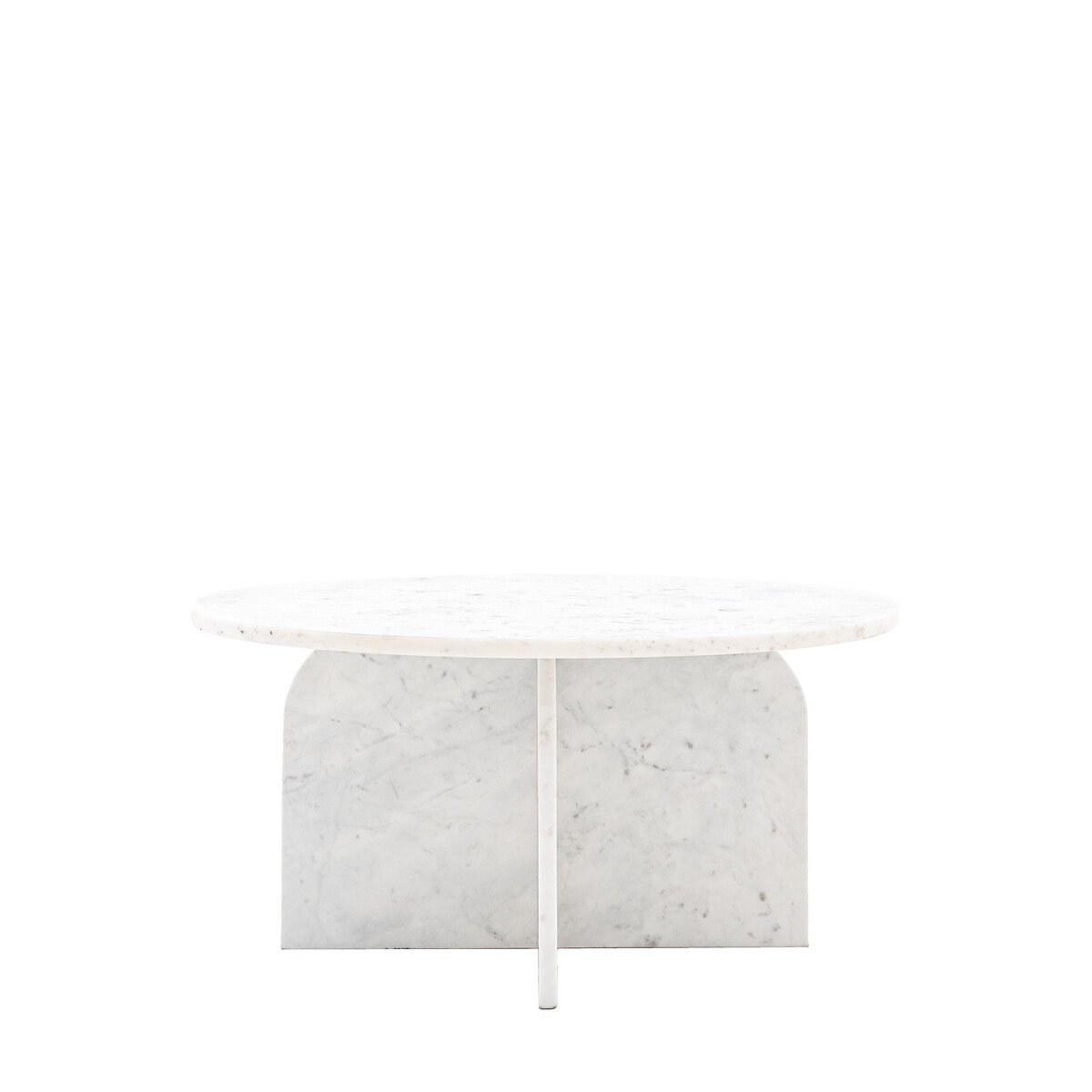 Addison Sculptural Marble Coffee Table white, ÉDITÉ