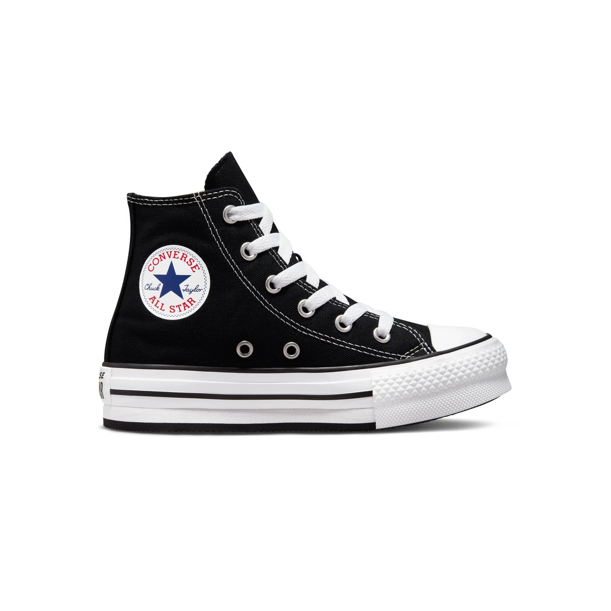 Baskets chuck taylor all star move platform noir sel rose blanc Converse La Redoute