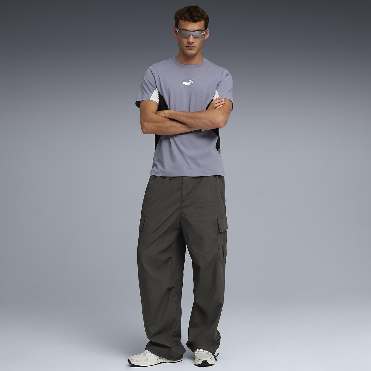 T-shirt manches courtes, ESSENTIEL LOGO gris, PUMA