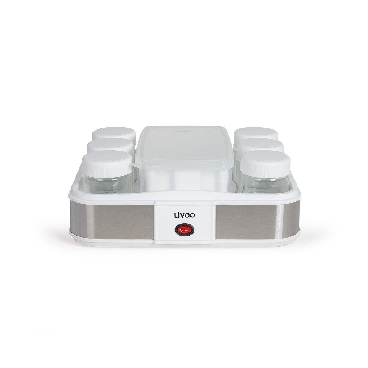 Yaourtière Fromagère 12 Pots Dop156 blanc, LIVOO