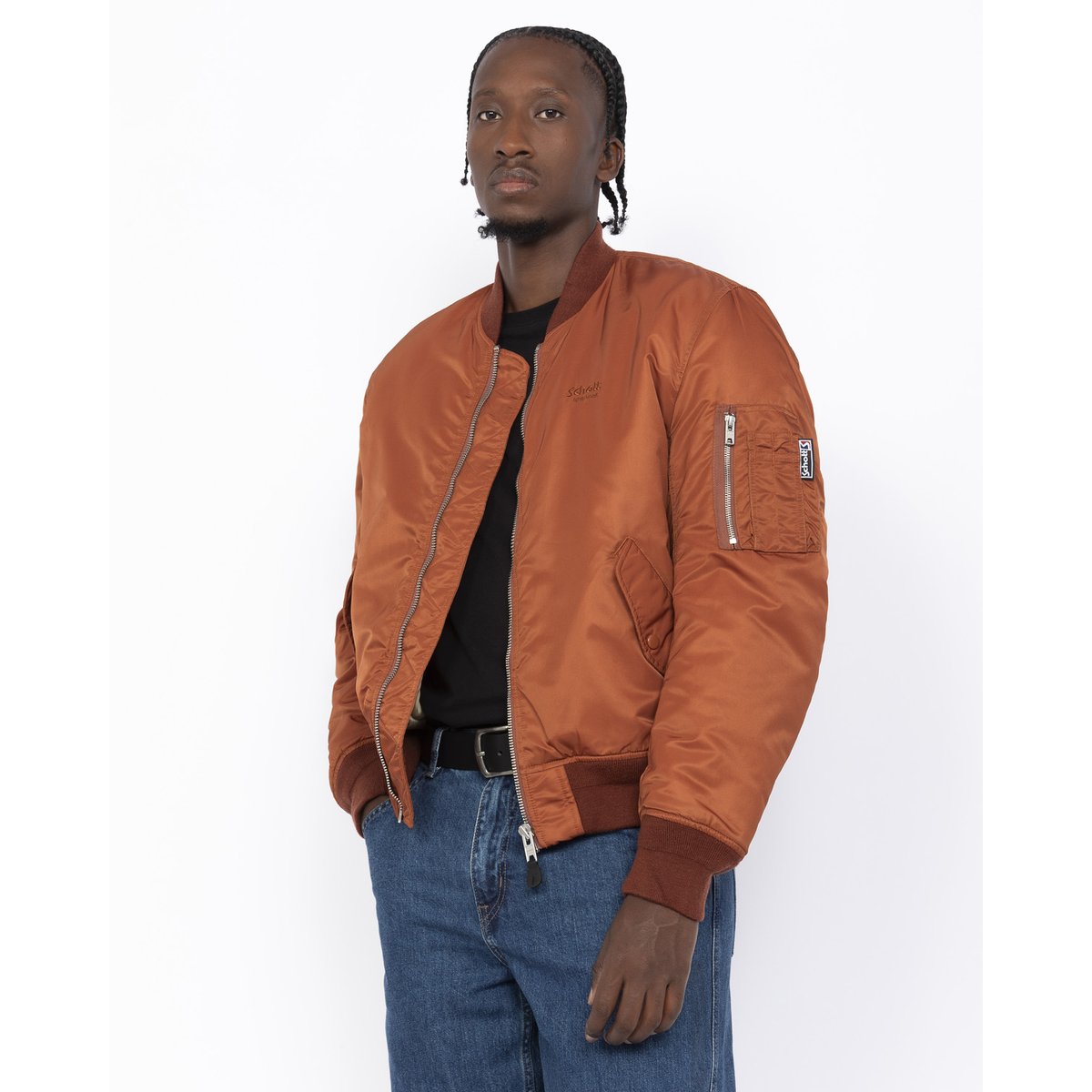MA-1 bomber jacket cuivre, SCHOTT