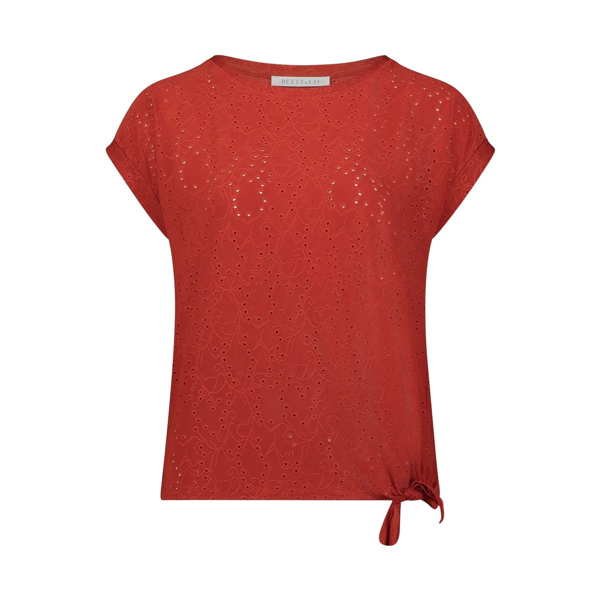 Haut casual avec structure rouge foncé, BETTY & CO
