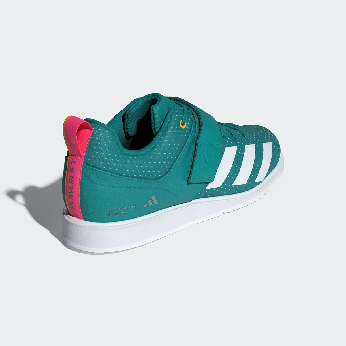 Chaussure D'haltérophilie Powerlift 5 pure teal / cloud white / powder teal, adidas Performance