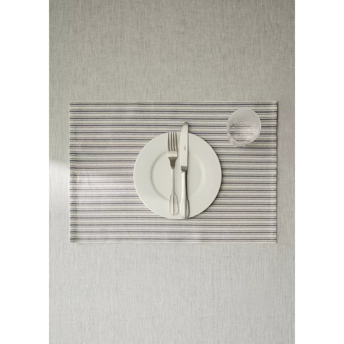 Set de table en coton à rayures bleu, MANGO HOME