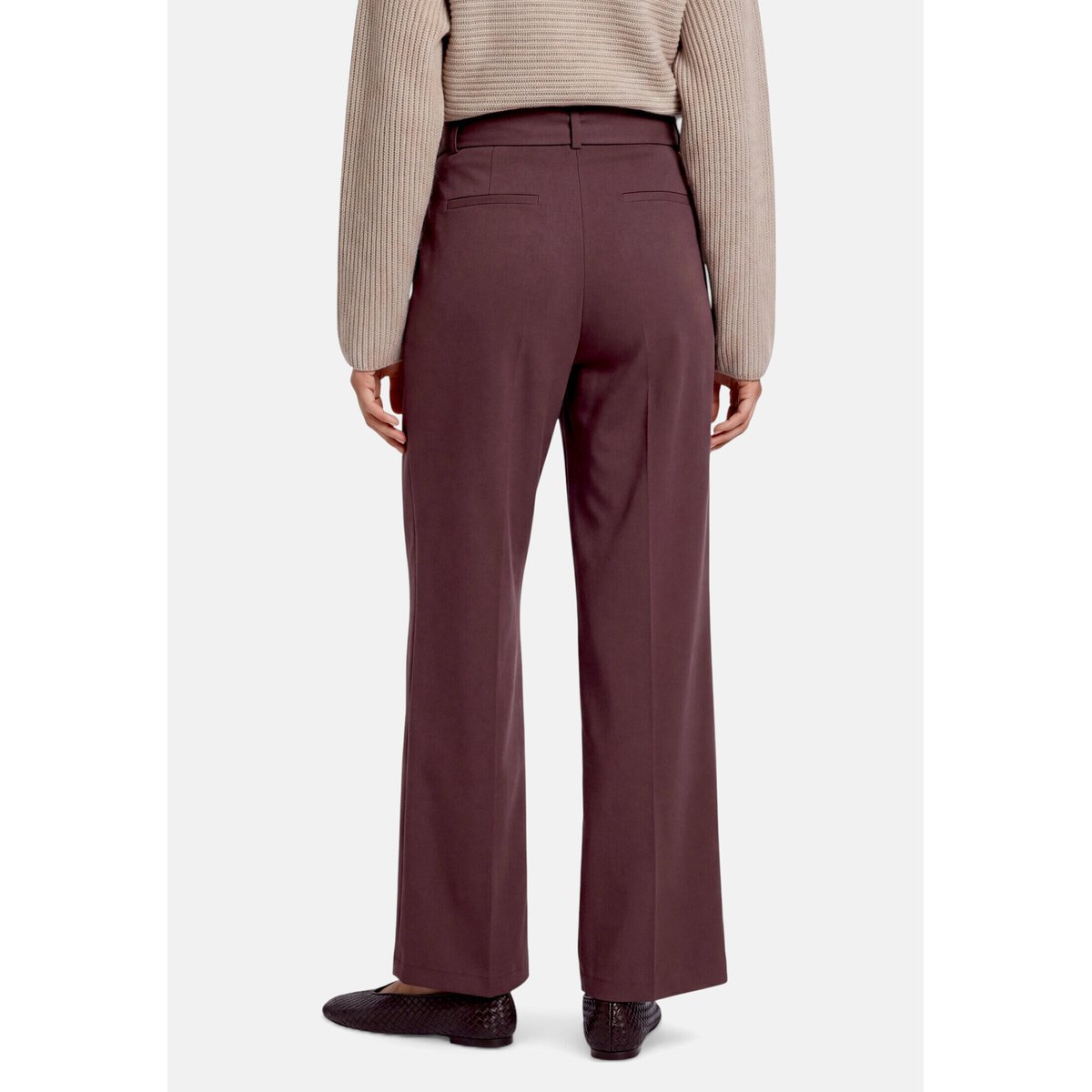 Pantalon casual à ceinture black coffee, ZERO