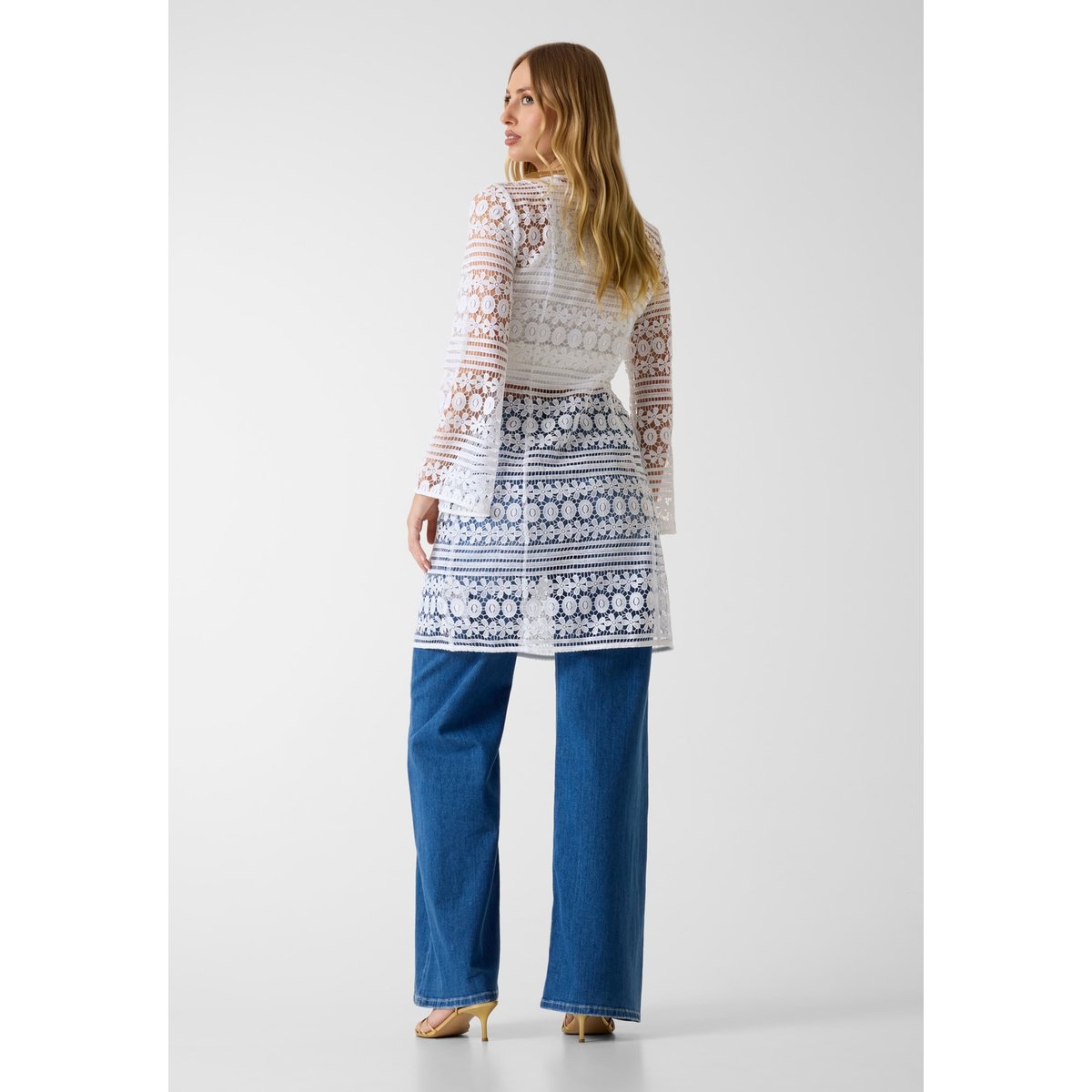 Blouse En Dentelle blanc, GUESS