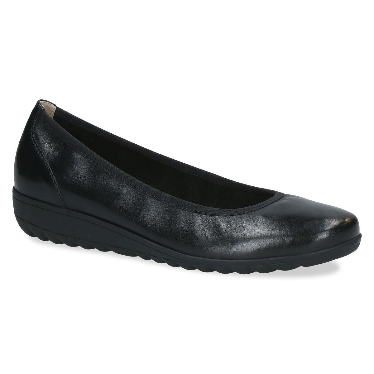 Ballerine en cuir noir nappa, CAPRICE