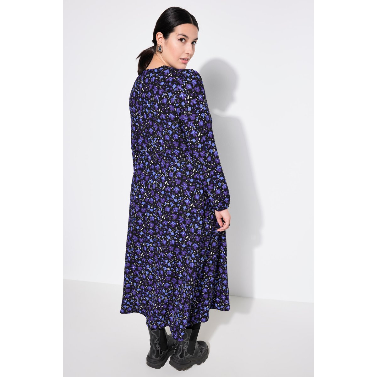 Rove maxi, silhouette en A bleu violet, STUDIO UNTOLD