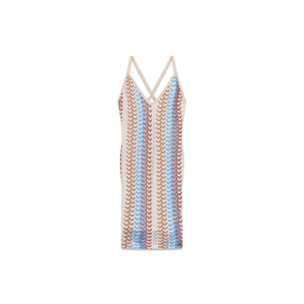 Mini Tricoté Dress blau multi, GUESS