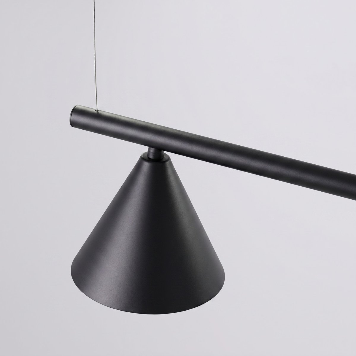 Lustre Acier Noir E14 4 NOX noir, EDEN