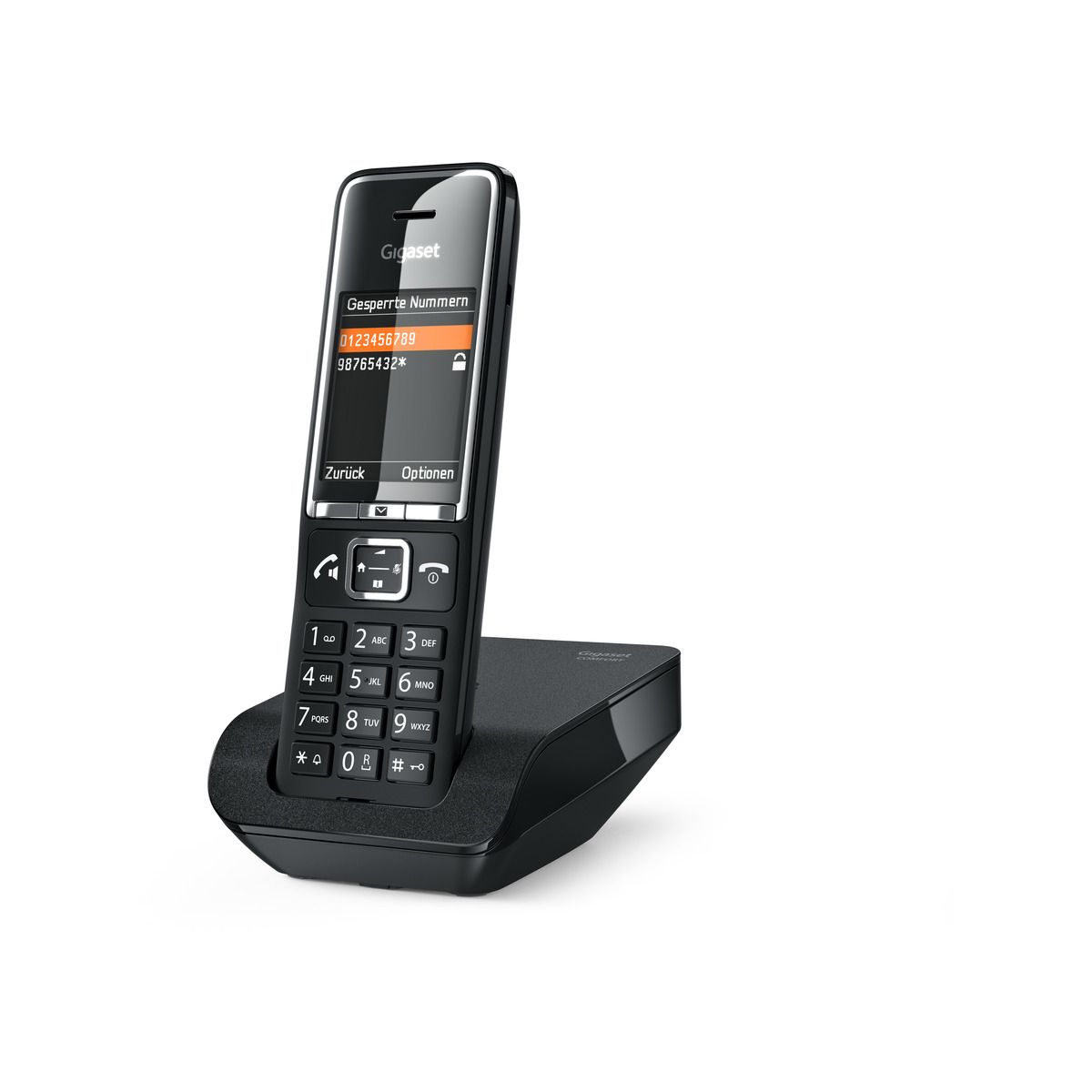 Téléphone sans fil COMFORT 550 NOIR noir, GIGASET
