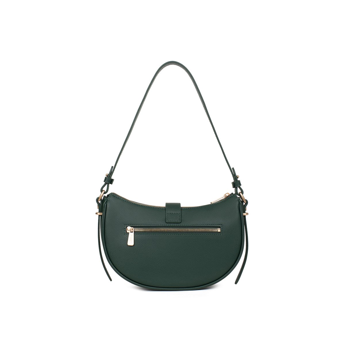 Sac porté épaule 1 anse AUDE vert foncé, HEXAGONA