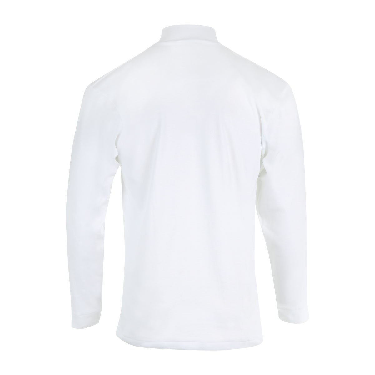 Tee-shirt col cheminée manches longues ligne chaude blanc, EMINENCE