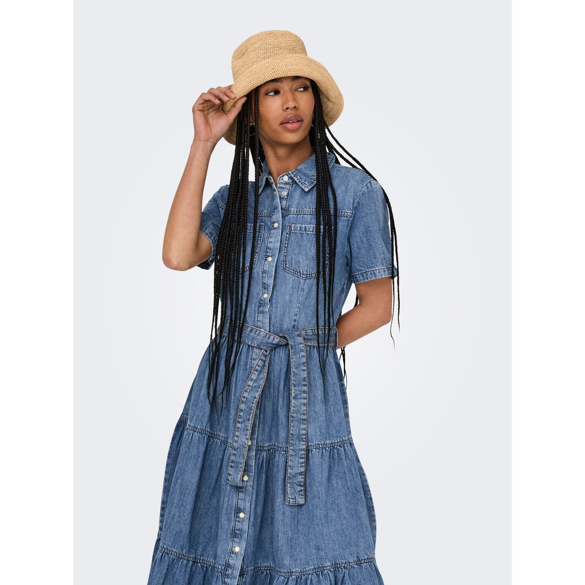 Robe En Denim medium blue denim, ONLY