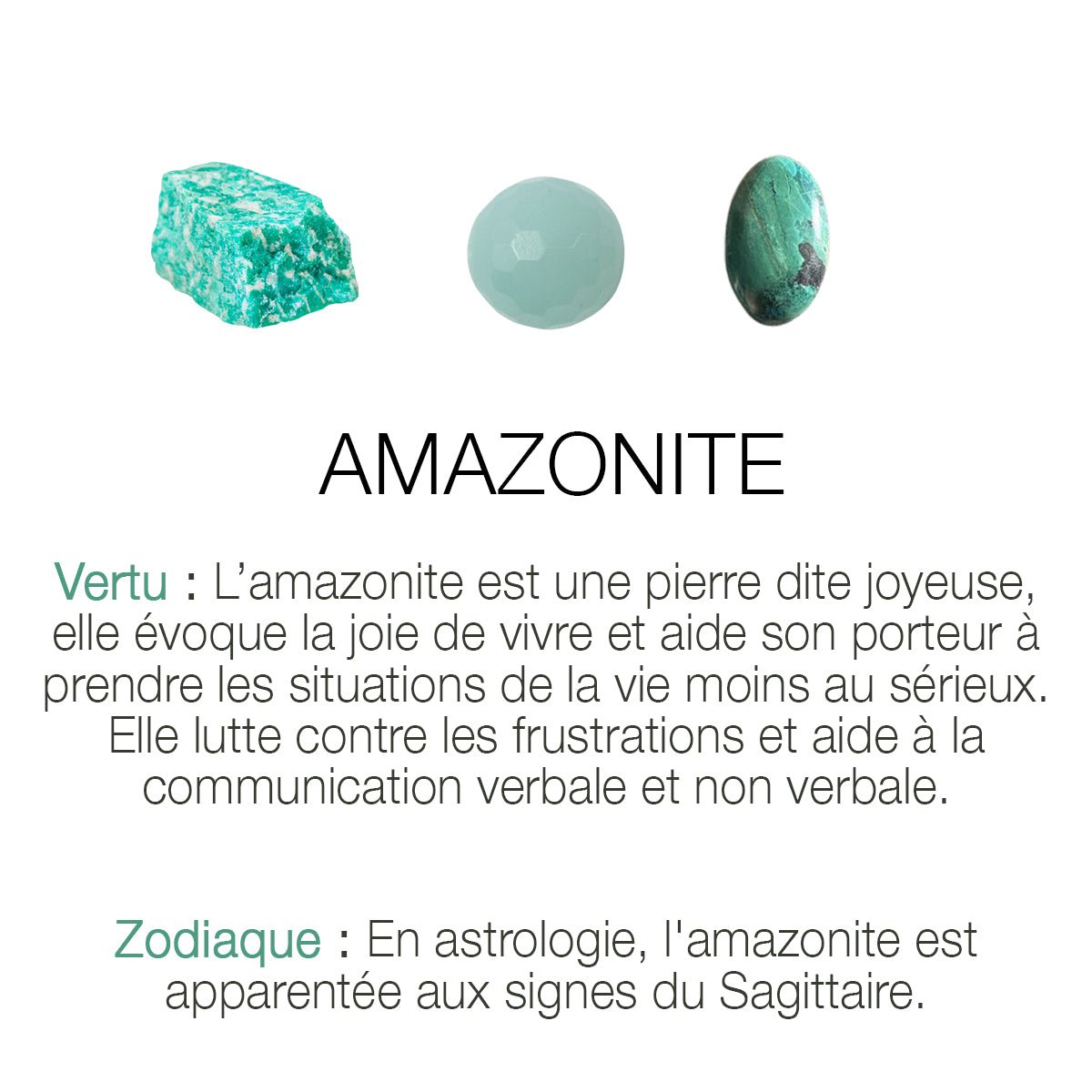 Collier amazonite doré - lady bleu, CAROLINE NAJMAN