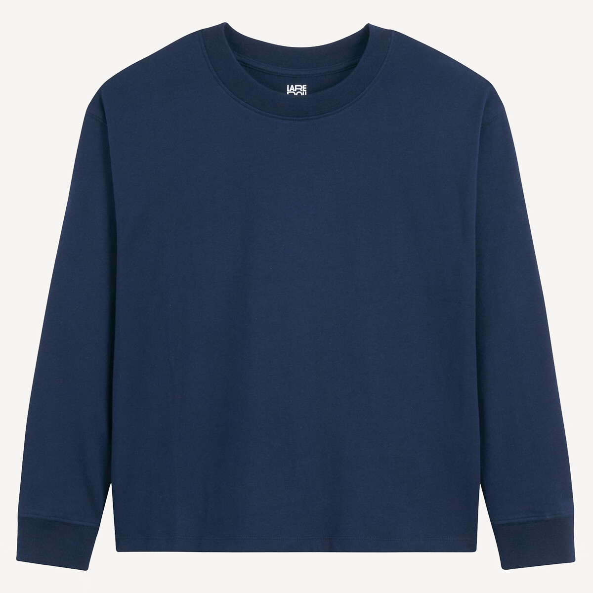 Long Sleeve T-Shirt navy blue, LA REDOUTE COLLECTIONS