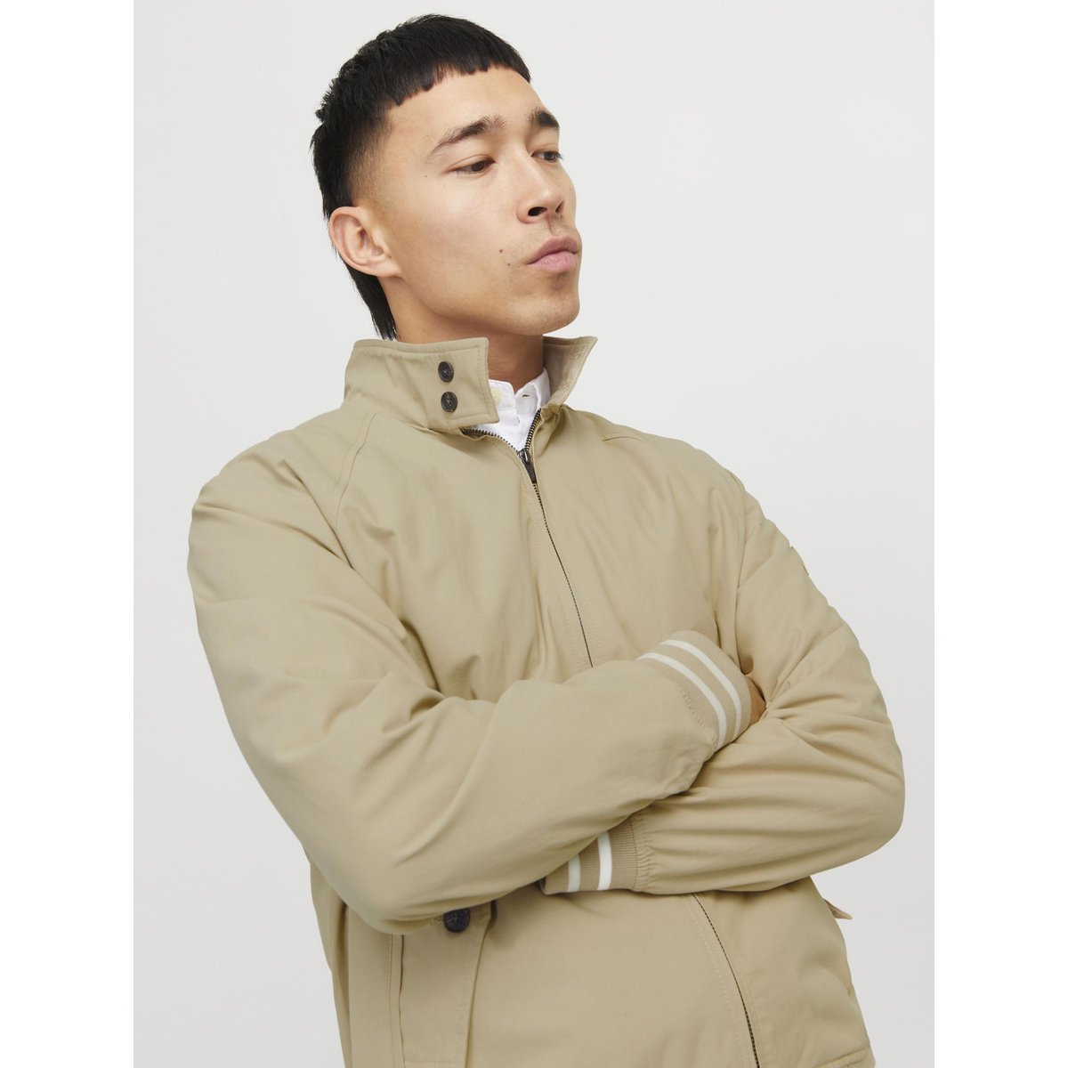 Veste Bomber white pepper, JACK AND JONES PREMIUM